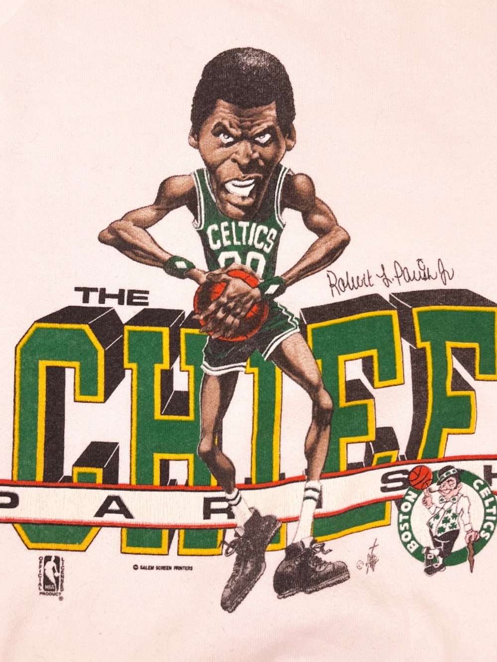 Vintage 80’s Salem Sportswear Robert Parish Boston Celtics Sweatshirt